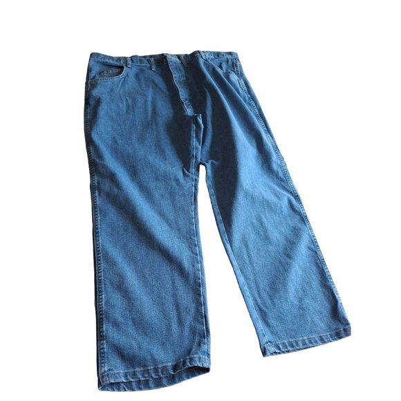 Wrangler Rugged Wear Relaxed Fit Jeans Mens 44x26 Blue - Picture 1 of 8